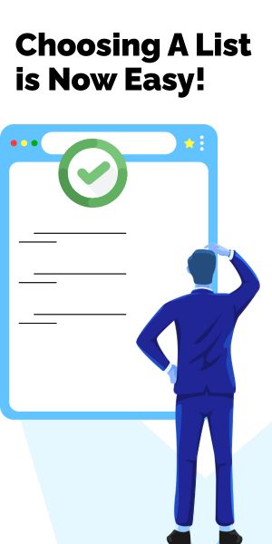 Choosing A List is Now Easy Choosing A List is Now Easy